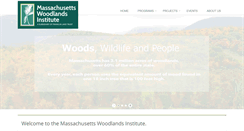 Desktop Screenshot of masswoodlands.org