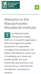 Mobile Screenshot of masswoodlands.org